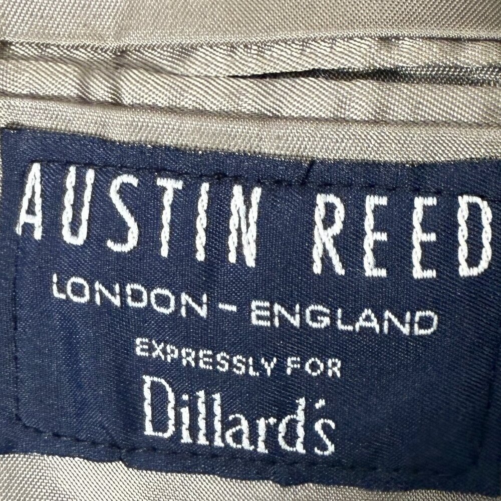 Austin Reed London England Brown Checked Mens Sports Blazer Sz 42R - Picture 5 of 8